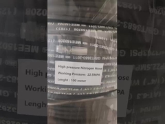 สายยางไฮดรอลิคเสริมลวด 22 มม. ท่อยางอุตสาหกรรมแบบขยายเกลียว