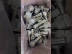 มาตรฐาน เหล็กคาร์บอน ไฮดรอลิก Hose Fittings ไฮดรอลิกหลอดน้ํามันขนาดใหญ่ Joint Steel Brake Line Adapters