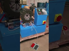 เครื่องย้ำหางปลาท่อสแตนเลส P38 ย้ำหางปลาแบบถักความแม่นยำสูง