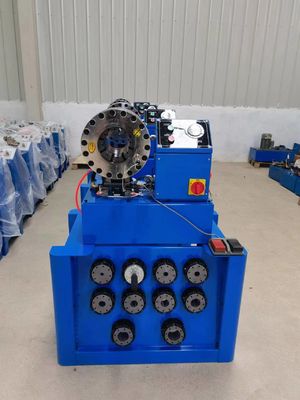 เครื่องมือ Crimper ท่อไฮดรอลิกแบบพกพาโครงสร้างขนาดกะทัดรัด 38m 2 นิ้วพร้อมฐานทรงกรวยคู่รุ่นเปลี่ยนเร็วขึ้น