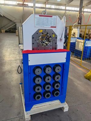 1500T กดดันเพิ่มขึ้น Crimping Force AC Hose Crimper กับระบบควบคุมแพนล์ดิจิตอล