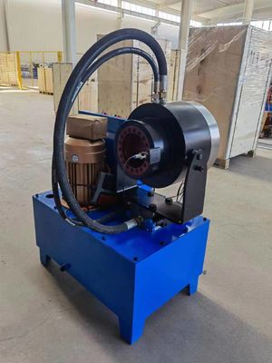 สภาพสิ่งแวดล้อมที่ไม่ดี ใช้ 1-90 มิลลิเมตร ระยะ Crimping Hydraulic Steel Pipe Crimping Machine With Size Is 950*750*1050 มิลลิเมตร