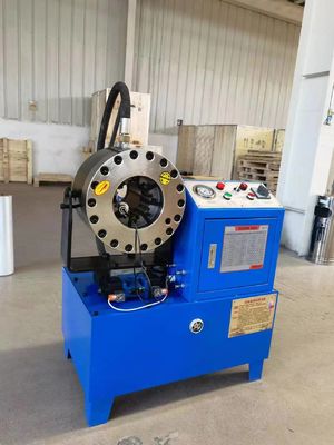1-90 มม ระยะ Crimping 220V / 240V / 380V / 415V 3KW / 4KW โวลเตชั่น / พลังงาน เครื่อง Crimping Hose ไฮดรอลิกที่มี 2 การสนับสนุน Dies ฟรี