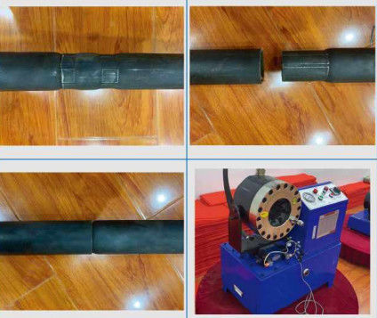 หัวอุปกรณ์หมุน 360 องศา 1-90 มิลลิเมตร ระยะ Crimping เครื่อง Crimping ท่อเหล็กไฮดรอลิกกับ 260Kg และขนาด 950 * 750 * 1050 มิลลิเมตร