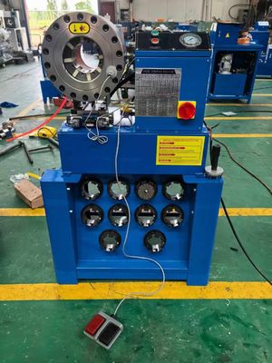 ประสิทธิภาพและทนทาน พกพาไฮดรอลิก Hose Crimper Crimping ระยะ 1/4-1.5 นิ้ว 6-38 มม.