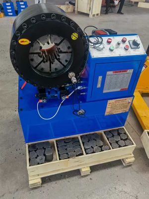 4 นิ้ว 16 ไดส Hose Crimping Machine / ไฮดรอลิกยาง Hose Crimping Machine ขนาด 850 * 530 * 980 มม