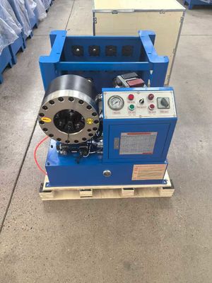 ราคาดี เครื่องตัดเชือกไฮดรอลิกแบบพกพาที่ประสิทธิภาพดี รุ่นไฟฟ้าสีน้ําเงิน พร้อม Rack และเครื่องมือเปลี่ยนหม้ออย่างรวดเร็ว ระดับ 1/4-1.5 