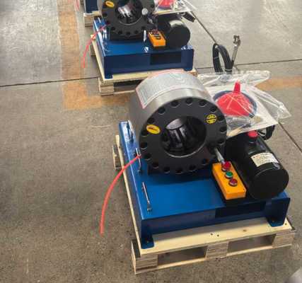 ราคาดี 12V/24V Automatic Hydraulic Hose Crimping Machine with 600T Force, 0.01mm Accuracy, and 30MPa Pressure ออนไลน์
