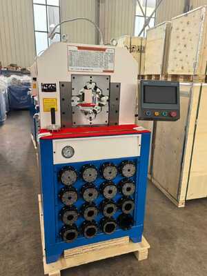 เครื่องบดเชือกไฮดรอลิกขนาด 3 นิ้ว พร้อมระบบควบคุม PLC ระยะบด 6-76 มม และ 15 หม้อเปลี่ยน