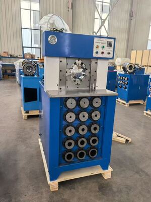 3 Inch Button Control Hydraulic Hose Crimping Machine with 6-76mm Crimping Range and 165mm Max Opening