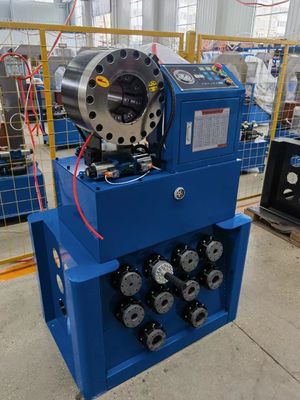ราคาดี 2 INCH Manual Automatic Hose Swaging Machine Portable Hydraulic Crimper High Pressure ออนไลน์