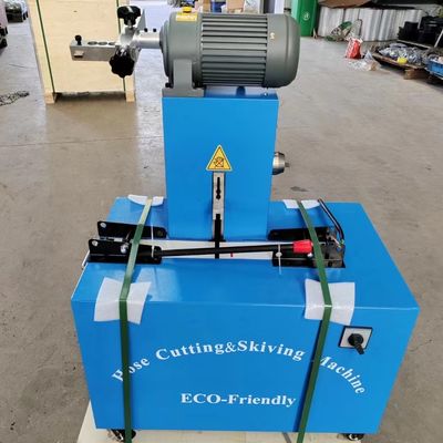 ราคาดี 350mm*2.8mm Automatic Hose Cutting and Skiving Machine with 2850 RPM Motor ออนไลน์