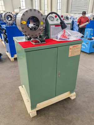 ราคาดี 2 นิ้ว กระบวนการ Forging ไฮดรอลิก Hose Crimping เครื่อง 10 Dies Hose Crimping เครื่อง ออนไลน์