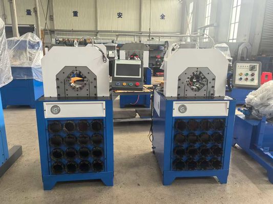 2 นิ้ว PLC 5.5kw เครื่องกดเชือกไฮดรอลิก 4kw เครื่องกดปรับไฮดรอลิก Big Elbow CBK-51B