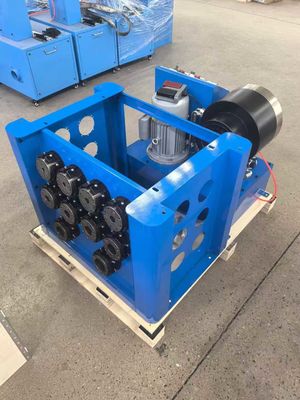 ราคาดี 2 นิ้วและ 1.5 นิ้ว สีน้ําเงิน พกพา Hydraulic Hose Crimping Machine With Rack และเครื่องมือการเปลี่ยนแบบเร็ว 6-38mm Hose Swager ออนไลน์