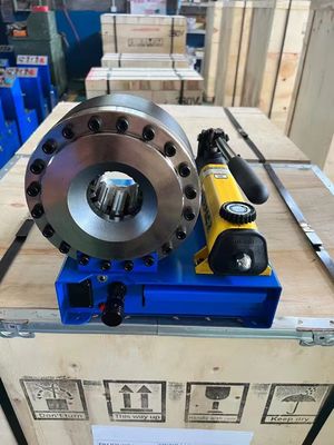 ราคาดี 1 Inch 6-25mm Rugged Steel Blue Color With 7 Dies Weight Manual Hydraulic Hose Crimping Machine Reliable Performance ออนไลน์