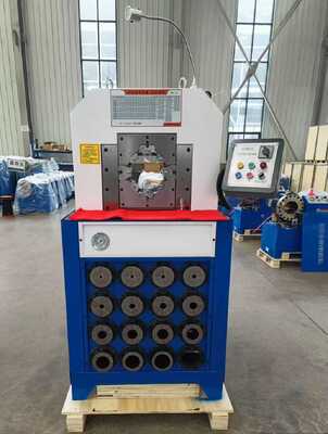 ราคาดี 3 Inch Hydraulic Hose Crimping Machine with 1000T Crimping Force 31.5MPA Rated Pressure and 6-76mm Crimping Range ออนไลน์