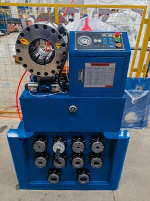 2 Inch 6-51/64mm Crimping Range Hydraulic Hose Crimping Machine Digital Control Systerm With Fast Change Mould Tool And Rack And 10 Interchangeable Dies