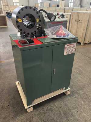 ราคาดี ขนาดการจีบสีเขียว 2” ถึงเส้นผ่านศูนย์กลางท่อภายใน 2.5 นิ้ว เครื่องจีบท่อยางแรงจีบขนาดใหญ่ 600T ที่มีช่วง 6-51 มม. และแม่พิมพ์ที่เปลี่ยนได้ 10 ชิ้นพร้อมเครื่องมือแม่พิมพ์ที่เปลี่ยนแปลงอย่างรวดเร็ว ออนไลน์