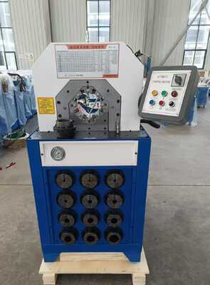 ราคาดี 3 นิ้ว 6-76 มิลลิเมตร Hydraulic Hose Crimping Machine กับ 15 สายสลับและระบบควบคุมปุ่ม ออนไลน์