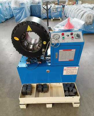 ราคาดี เครื่องย้ำท่อไฮดรอลิกไฟฟ้าขนาด 3 นิ้ว พร้อมแรงย้ำ 800 ตัน ช่วง 6-76 มม. และกำลังการผลิต 200 ชิ้น/ชั่วโมง ออนไลน์