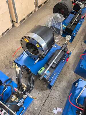 เครื่องอัดสายไฮดรอลิกแบบมือโยก 600T พร้อมช่วง 6-51 มม. และหัวอัด 10 แบบสำหรับงานไฮดรอลิก