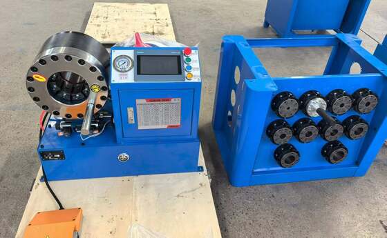 ราคาดี การจีบขนาด 2 นิ้วสูงถึง 2.5 นิ้ว 6-51 มม. PLC ควบคุม Systerm เครื่องจีบท่อไฮดรอลิกด้วยเครื่องมือแม่พิมพ์ที่เปลี่ยนแปลงอย่างรวดเร็วและชั้นวางและ 10 ดายที่เปลี่ยนได้ 220v / 380v แรงดันไฟฟ้า ออนไลน์